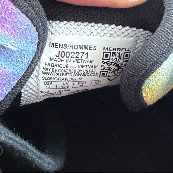 Merrell Suede Rainbow Tie-Dye Alpine Sneakers - Picture 10 of 10